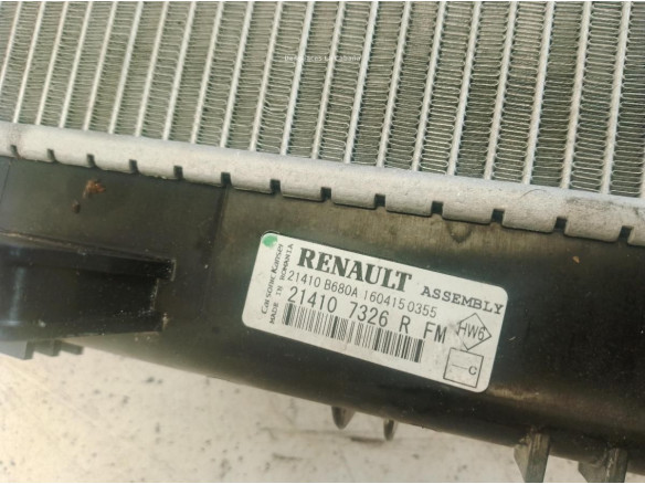 214107326R RADIADOR AGUA RENAULT CLIO IV (BH_)|Desguaces La Cabaña