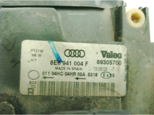 8E0941030C FARO DERECHO AUDI A4 Avant (8E5, B6)|Desguaces La Cabaña