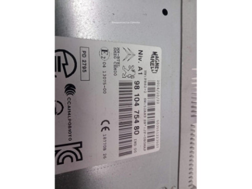 9810475480 MODULO RADIO PEUGEOT 308 SW II|Desguaces La Cabaña
