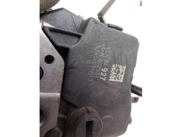 851927 CERRADURA PUERTA LAT TRA DER PEUGEOT 508|Desguaces La Cabaña