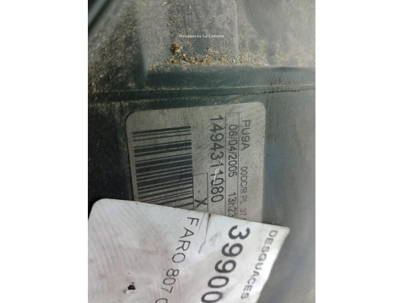 FARO DERECHO PEUGEOT 807 (E)|Desguaces La Cabaña