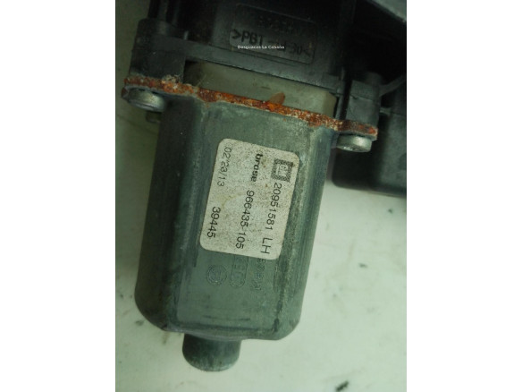 13350758 ELEVALUNAS PUERTA LAT DEL IZQ OPEL ASTRA J (P10)|Desguaces La Cabaña