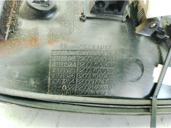 906066136R MANILLA PUERTA LAT TRA DER EXT RENAULT TRAFIC II Autobús (JL)|Desguaces La Cabaña
