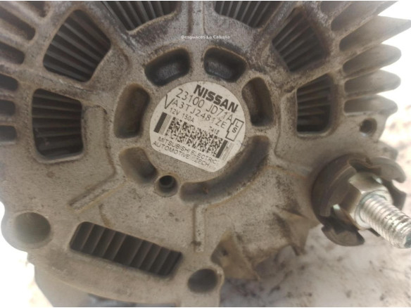 23100JD71A ALTERNADOR NISSAN QASHQAI / QASHQAI +2 I (J10, JJ10)|Desguaces La Cabaña