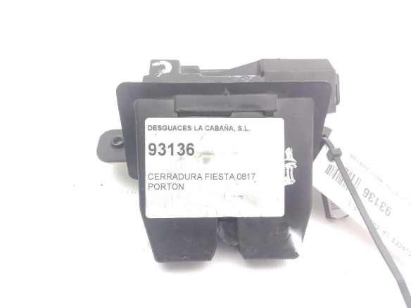 CERRADURA PORTON / TAPA MALETA FORD FIESTA VI |Desguaces La Cabaña