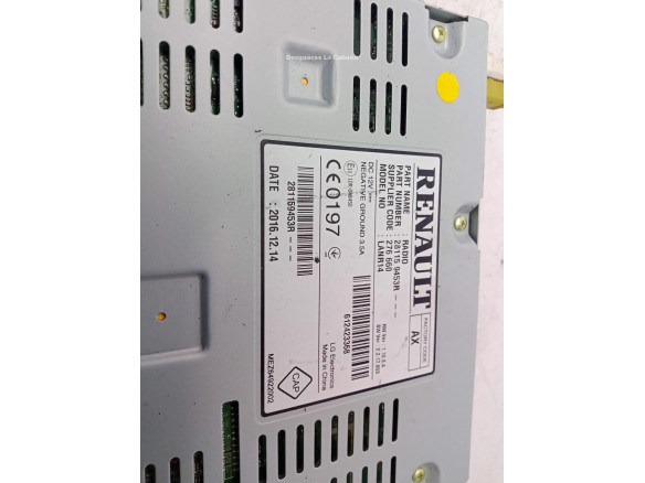281151025R MODULO RADIO RENAULT TALISMAN (L2M_)|Desguaces La Cabaña