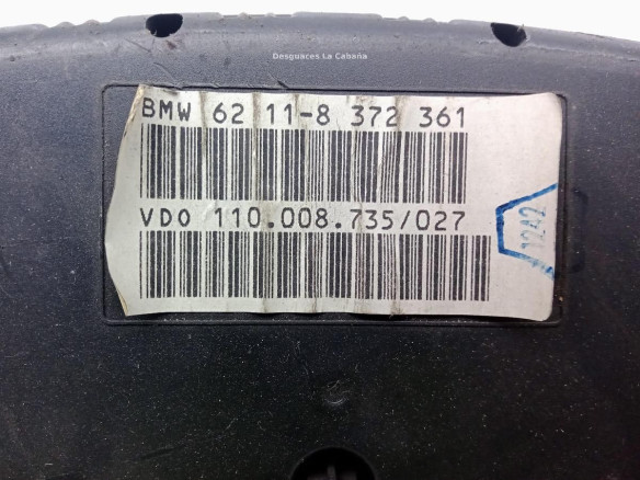 62118372361, CUADRO INSTRUMENTOS BMW 5 (E39)|Desguaces La Cabaña