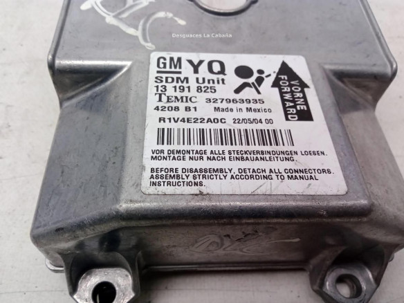 13191825YQ, CENTRALITA AIRBAG OPEL ASTRA H (A04)|Desguaces La Cabaña