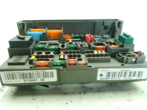 61149119445 CAJA FUSIBLES INTERIOR (BSI) BMW 3 Coupé (E92)|Desguaces La Cabaña
