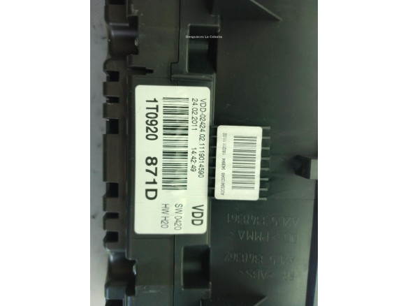 1T0920871D CUADRO INSTRUMENTOS VW TOURAN (1T3)|Desguaces La Cabaña