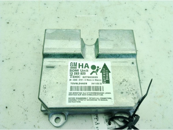 13283820HA CENTRALITA AIRBAG OPEL CORSA D (S07)|Desguaces La Cabaña