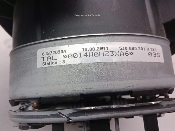 5J0880201H AIRBAG IZQ SKODA FABIA II Combi (545)|Desguaces La Cabaña