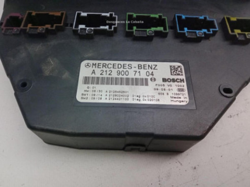 A2129007104, CAJA FUSIBLES INTERIOR (BSI) MERCEDES BENZ CLASE E (W212)|Desguaces La Cabaña