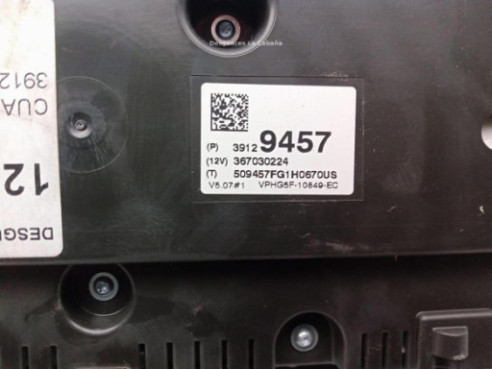 39129457, CUADRO INSTRUMENTOS OPEL CORSA E (X15)|Desguaces La Cabaña