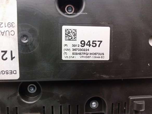 39129457, CUADRO INSTRUMENTOS OPEL CORSA E (X15)|Desguaces La Cabaña