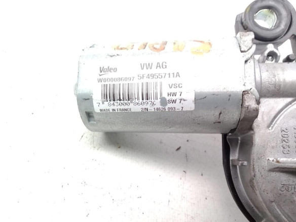 5F4955711A MOTOR LIMPIAPARABRISAS TRA SKODA RAPID (NH3)|Desguaces La Cabaña