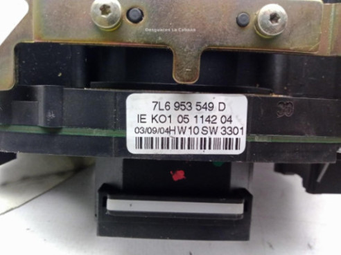 7L6953549D, MANDO COMPLETO VW TOUAREG (7LA, 7L6, 7L7)|Desguaces La Cabaña