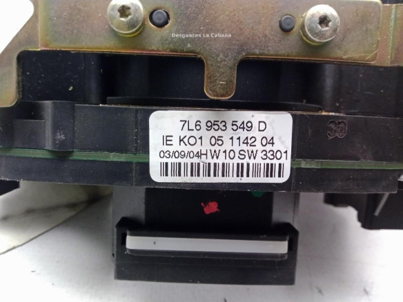 7L6953549D, MANDO COMPLETO VW TOUAREG (7LA, 7L6, 7L7)|Desguaces La Cabaña