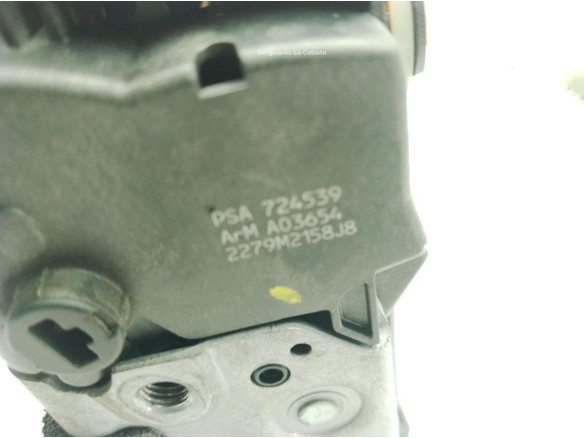 9800623780 CERRADURA PUERTA LAT TRA IZQ PEUGEOT 3008 Limusina (0U_)|Desguaces La Cabaña