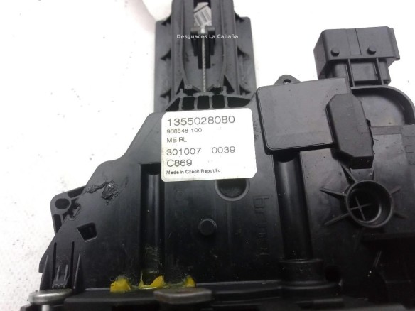 1355028080 CERRADURA PORTON / TAPA MALETA CITROEN NEMO Furgón (AA_) |Desguaces La Cabaña