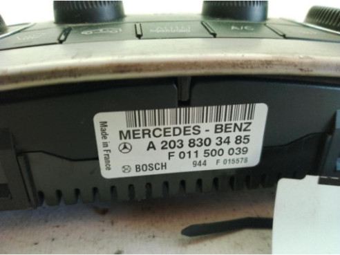 A2038303485 MANDO CLIMA MERCEDES BENZ CLASE C (W203)|Desguaces La Cabaña