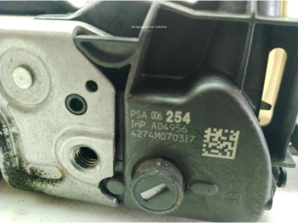 9800625480 CERRADURA PUERTA LAT DEL DER CITROEN DS3|Desguaces La Cabaña