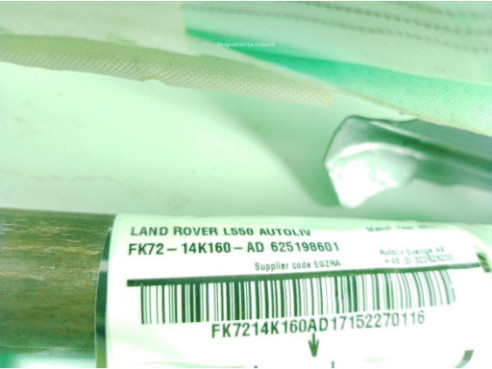 FK7214K160AD AIRBAG CORTINA IZQ LAND ROVER DISCOVERY SPORT (L550)|Desguaces La Cabaña