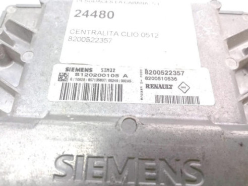 8200522357 CENTRALITA MOTOR RENAULT CLIO III (BR0/1, CR0/1)|Desguaces La Cabaña