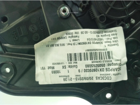 0000071754421 ELEVALUNAS PUERTA LAT TRA DER ALFA ROMEO GIULIETTA (940_)|Desguaces La Cabaña