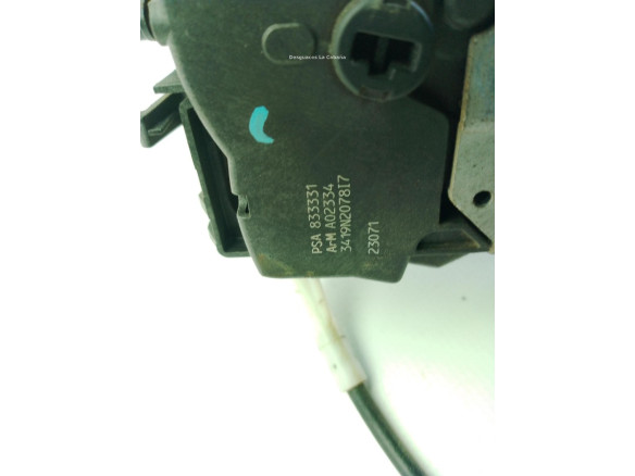 9800624180 CERRADURA PUERTA LAT TRA DER PEUGEOT 5008|Desguaces La Cabaña