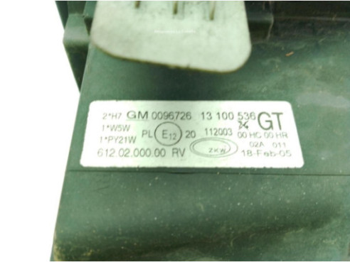 93185147 FARO DERECHO OPEL CORSA C (X01)|Desguaces La Cabaña