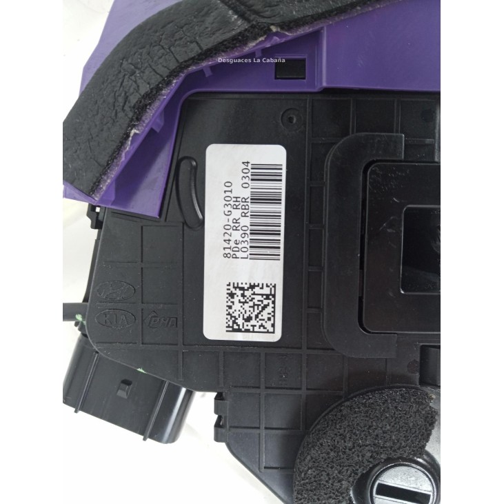 81420G310 CERRADURA PUERTA LAT TRA DER HYUNDAI i30 (PDE, PD) |Desguaces La Cabaña