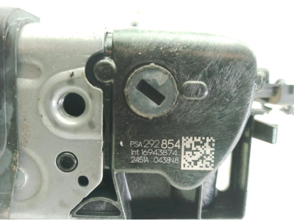 9844413080 CERRADURA PUERTA LAT TRA IZQ PEUGEOT 208 II (UB_, UP_, UW_)|Desguaces La Cabaña