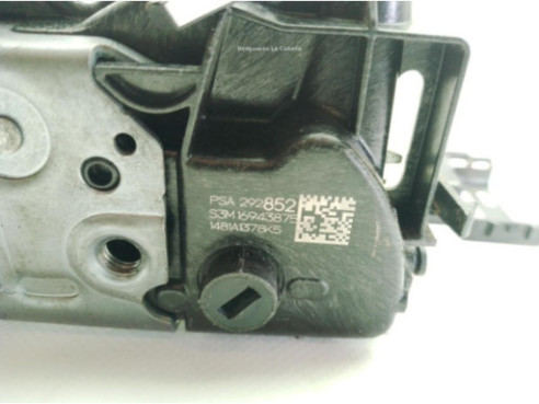 9844412880 CERRADURA PUERTA LAT TRA DER PEUGEOT 208 II (UB_, UP_, UW_)|Desguaces La Cabaña