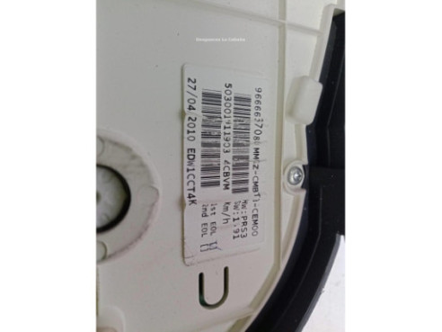 9666637080, CUADRO INSTRUMENTOS PEUGEOT 206+ (T3E)|Desguaces La Cabaña