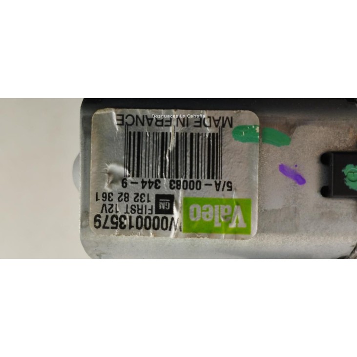 13282361 MOTOR LIMPIAPARABRISAS TRA OPEL MERIVA B Limusina (S10) |Desguaces La Cabaña