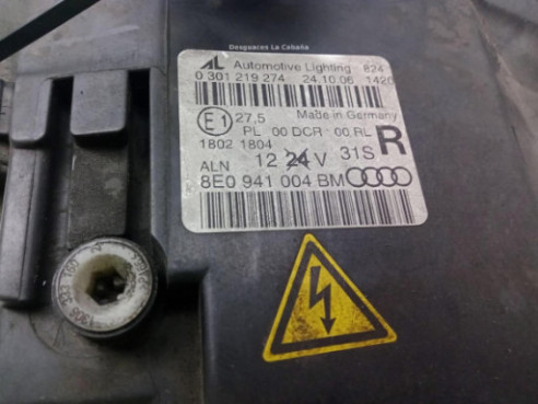 8E0941030BM FARO DERECHO AUDI A4 Avant (8ED, B7)|Desguaces La Cabaña