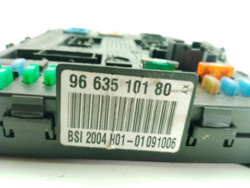 9663510180 CAJA FUSIBLES INTERIOR (BSI) PEUGEOT 307 SW (3H)|Desguaces La Cabaña