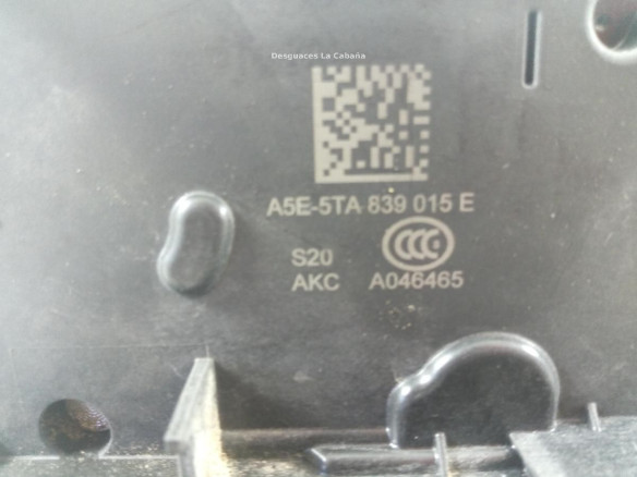 5TA839015E CERRADURA PUERTA LAT TRA IZQ SEAT IBIZA V (KJ1)|Desguaces La Cabaña