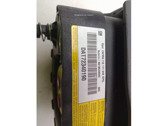 13111348 AIRBAG IZQ OPEL ZAFIRA B (A05)|Desguaces La Cabaña