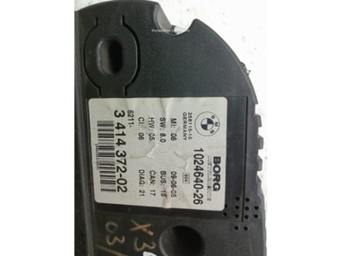 341437202, CUADRO INSTRUMENTOS BMW X3 (E83)|Desguaces La Cabaña