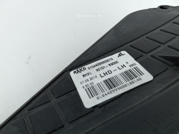 92101B9000 FARO IZQUIERDO HYUNDAI i10 (BA, IA)|Desguaces La Cabaña
