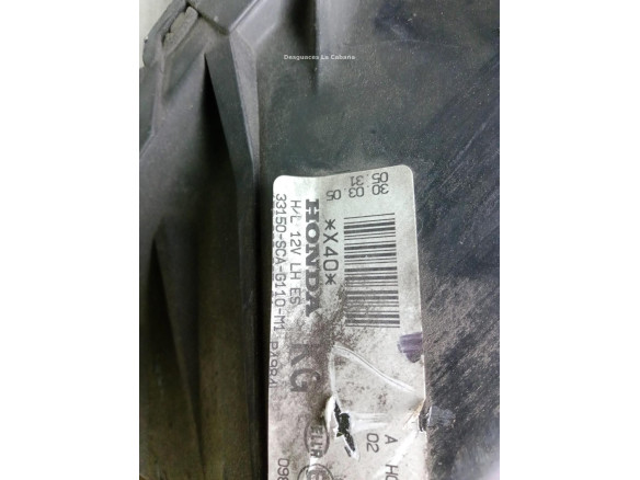 33150SCA FARO IZQUIERDO HONDA CR-V II (RD_)|Desguaces La Cabaña