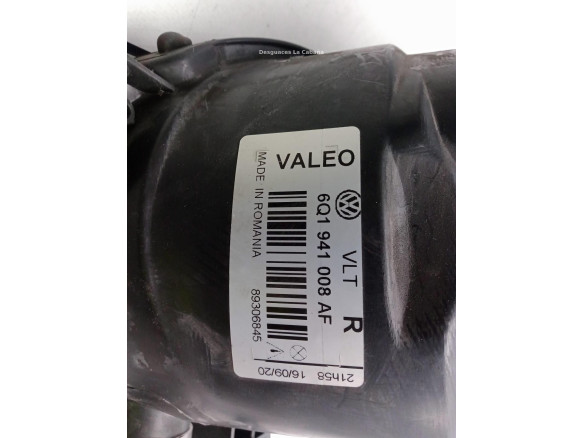 6Q1941008AF FARO DERECHO VW POLO (9N_)|Desguaces La Cabaña