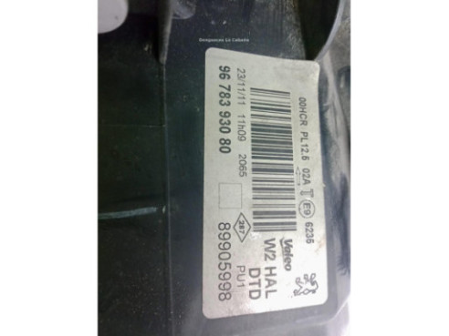 9678393080 FARO DERECHO PEUGEOT 508|Desguaces La Cabaña