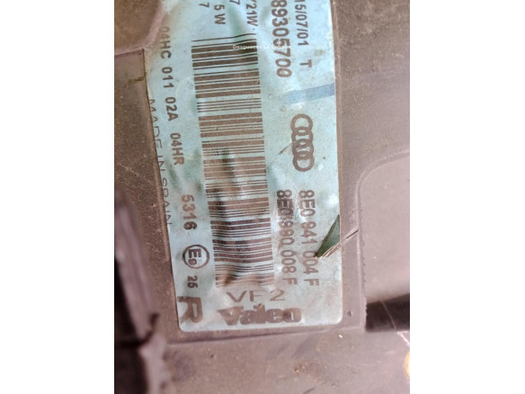8E0941004F FARO DERECHO AUDI A4 (8E2, B6)|Desguaces La Cabaña