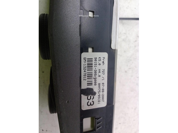 13247812, MANDO CLIMA OPEL ZAFIRA B (A05)|Desguaces La Cabaña