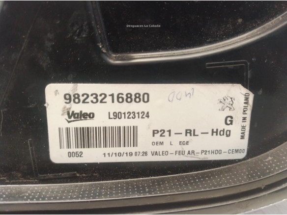 9823216880 PILOTO TRA IZQ EXT PEUGEOT 208 II (UB_, UP_, UW_)|Desguaces La Cabaña
