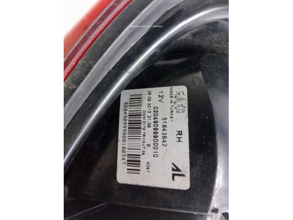 51843642 PILOTO TRA DER EXT FIAT PANDA (312_, 319_)|Desguaces La Cabaña