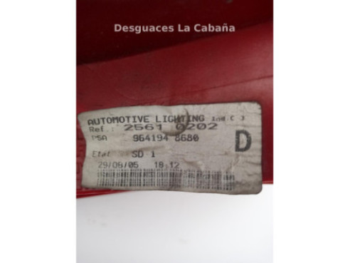 9641948680 PILOTO TRA DER EXT PEUGEOT 407 SW (6E_)|Desguaces La Cabaña